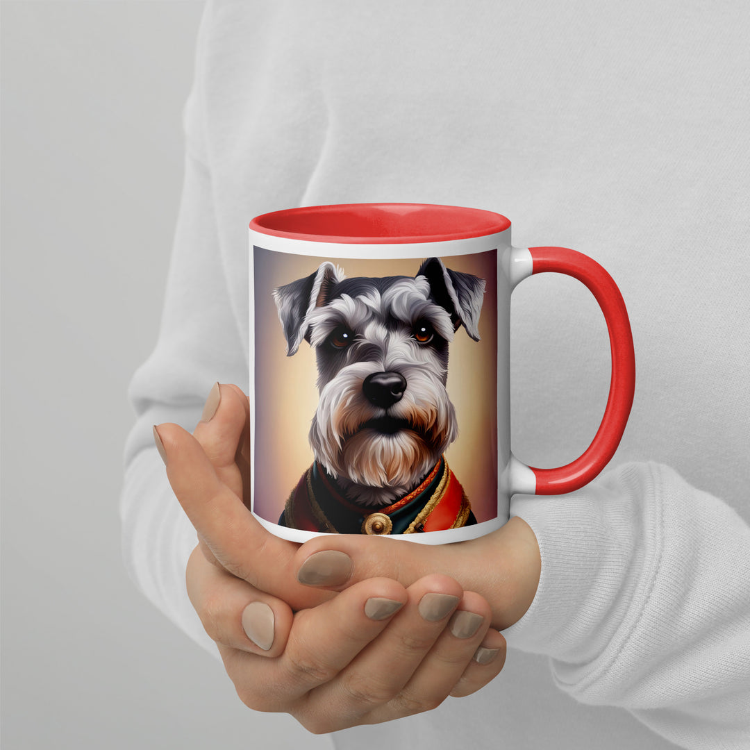 Miniature Schnauzer- Mug with Color Inside