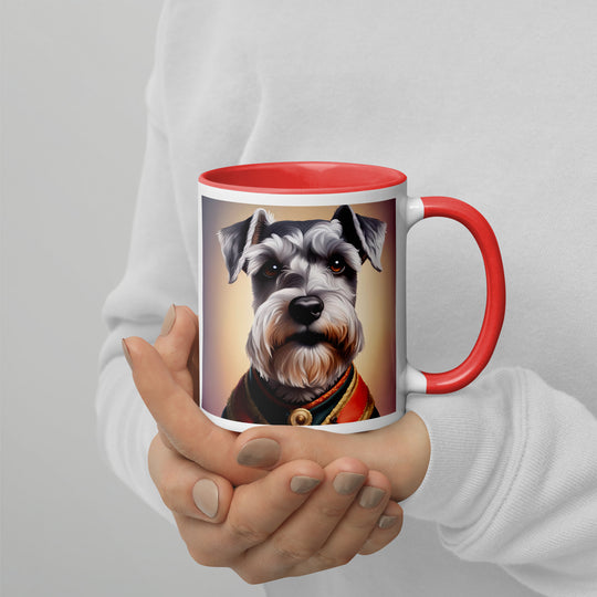 Miniature Schnauzer- Mug with Color Inside