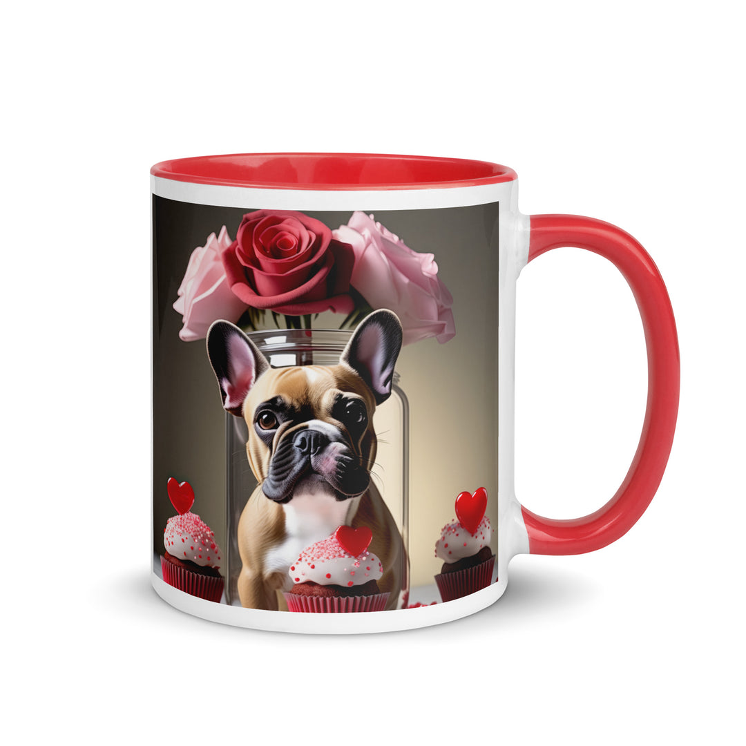 French Bulldog Romantic- Mug with Color Inside