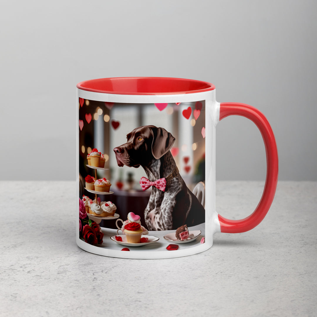 German Shorthaired Pointer Romantic- Mug with Color Inside