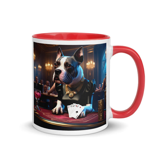 Catahoula Bulldog General- Mug with Color Inside v6