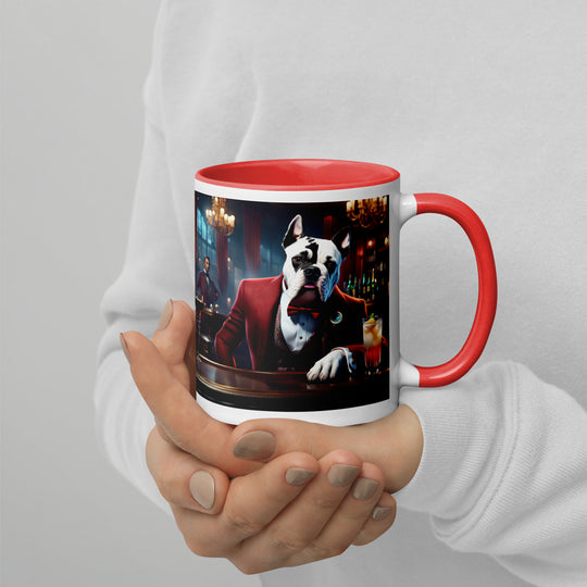 Catahoula Bulldog General- Mug with Color Inside v7