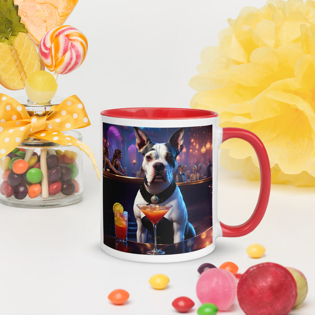 Catahoula Bulldog General- Mug with Color Inside v8