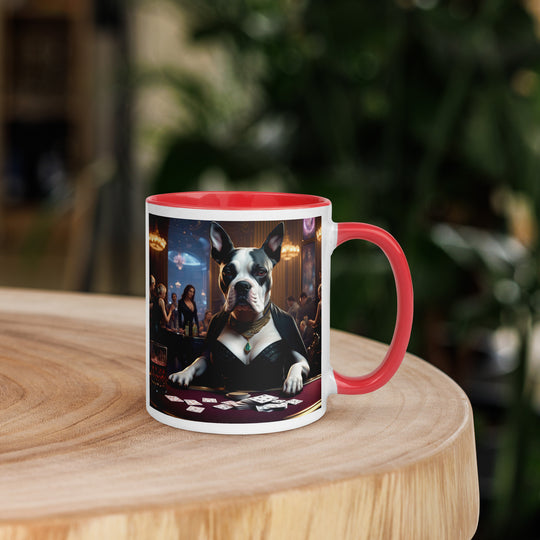 Catahoula Bulldog General- Mug with Color Inside v9