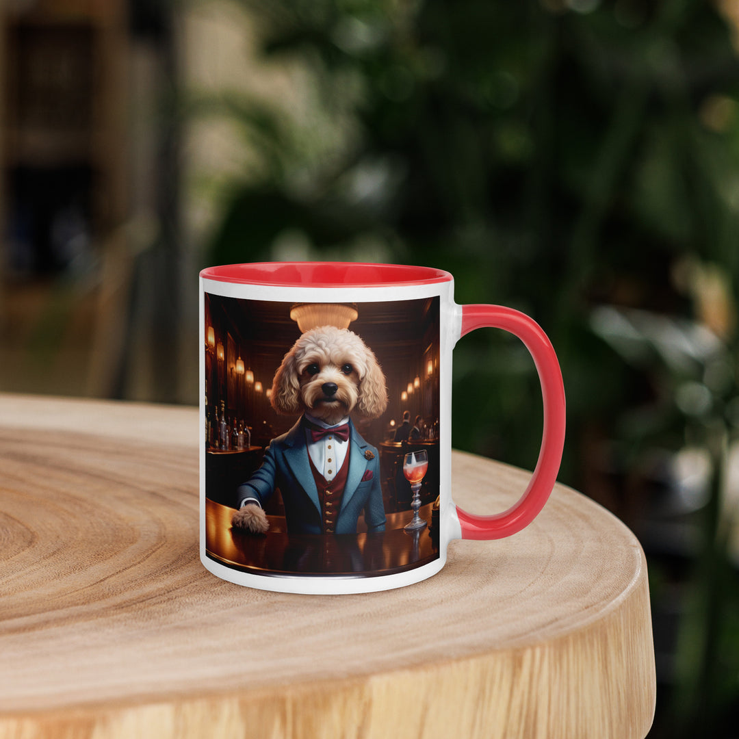 Cavapoo General- Mug with Color Inside v9