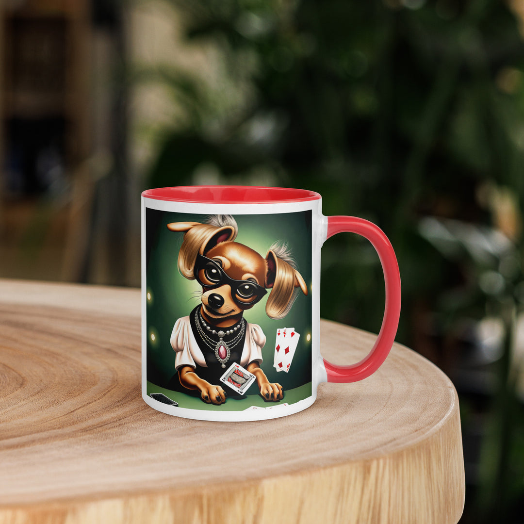 Chiweenie General- Mug with Color Inside