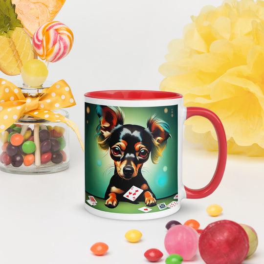 Chiweenie General- Mug with Color Inside v3