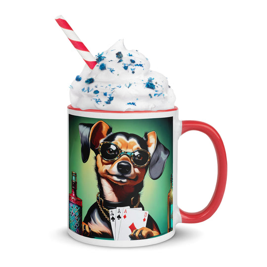 Chiweenie General- Mug with Color Inside v13