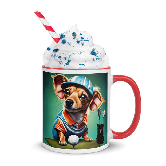 Chiweenie General- Mug with Color Inside v18