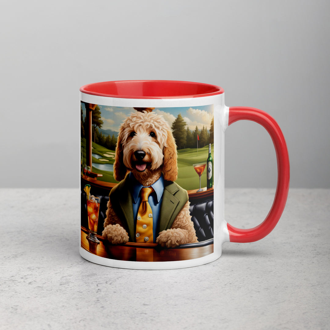 Goldendoodle- Mug with Color Inside v4