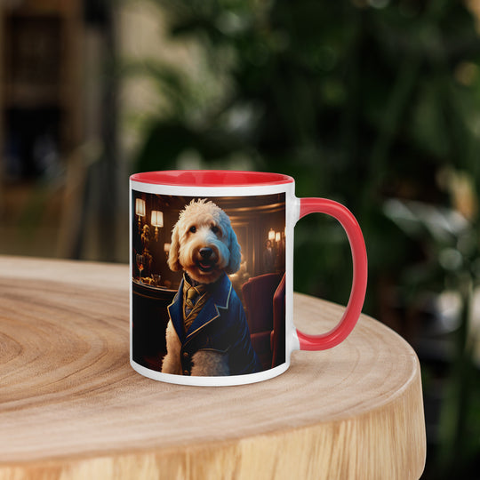 Goldendoodle- Mug with Color Inside v5