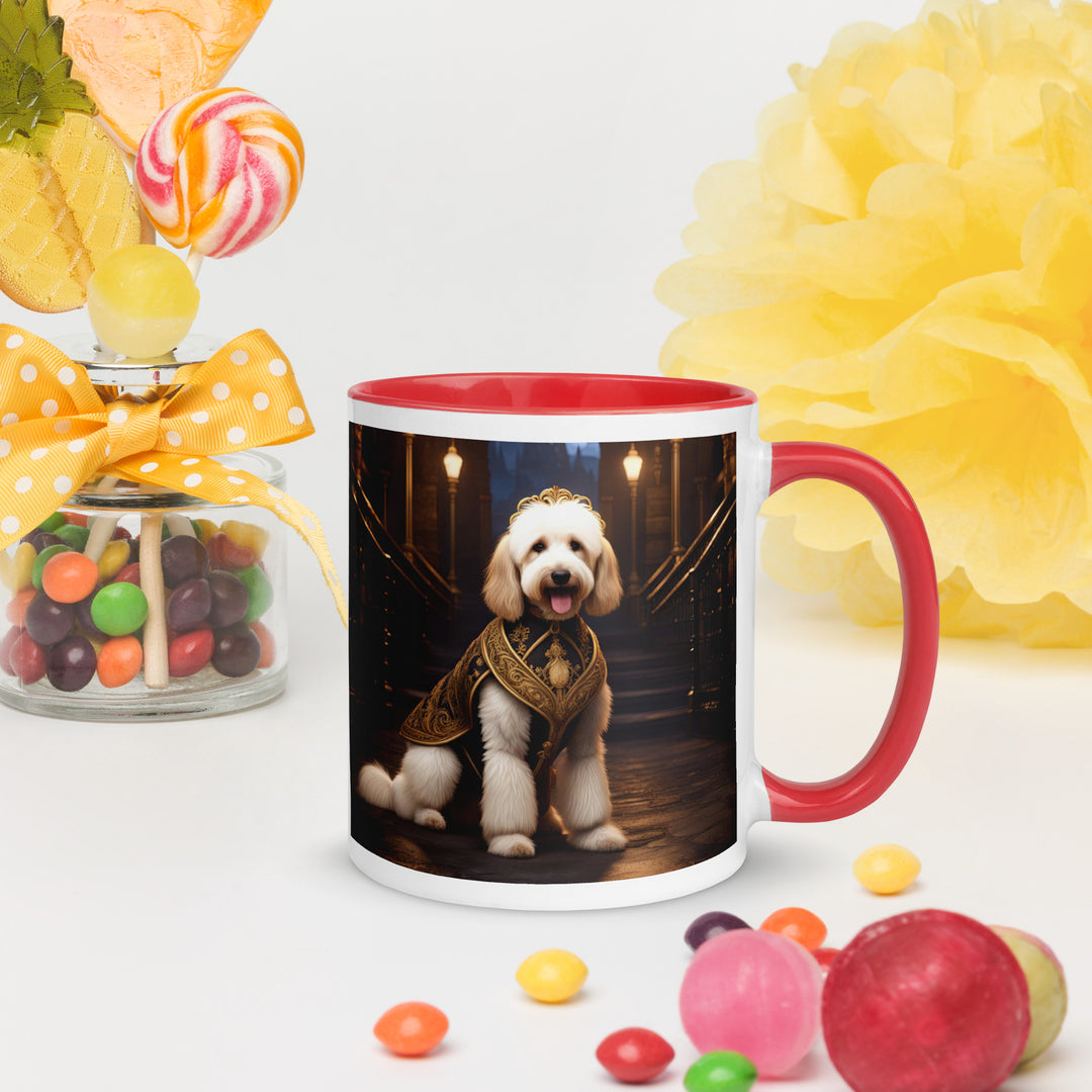 Goldendoodle- Mug with Color Inside v7