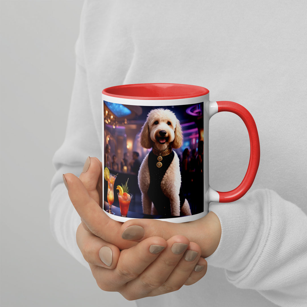 Goldendoodle- Mug with Color Inside v14