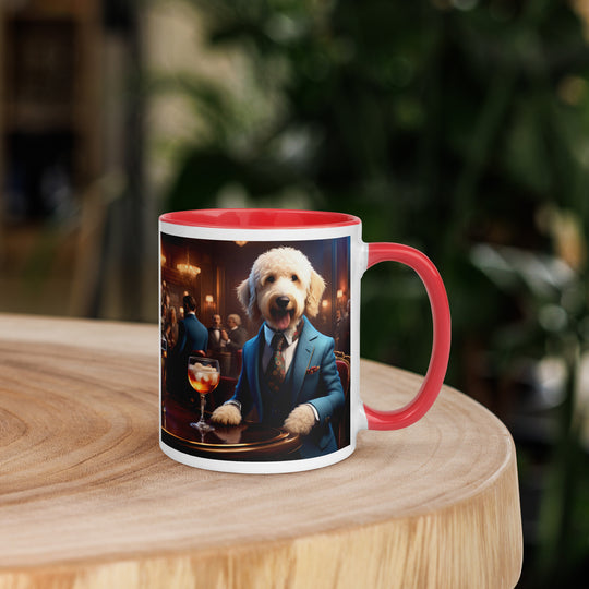 Goldendoodle- Mug with Color Inside v15