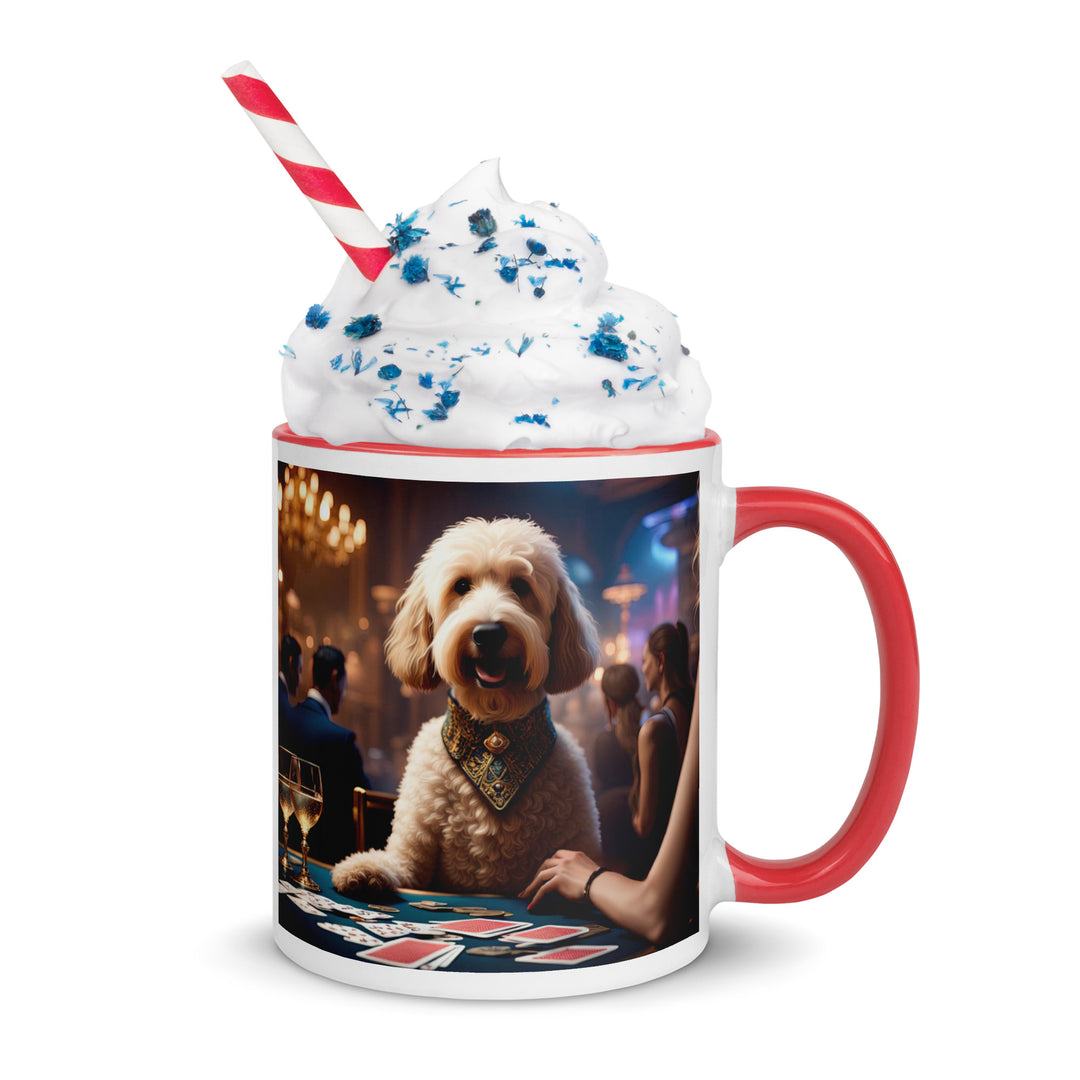 Goldendoodle- Mug with Color Inside v17