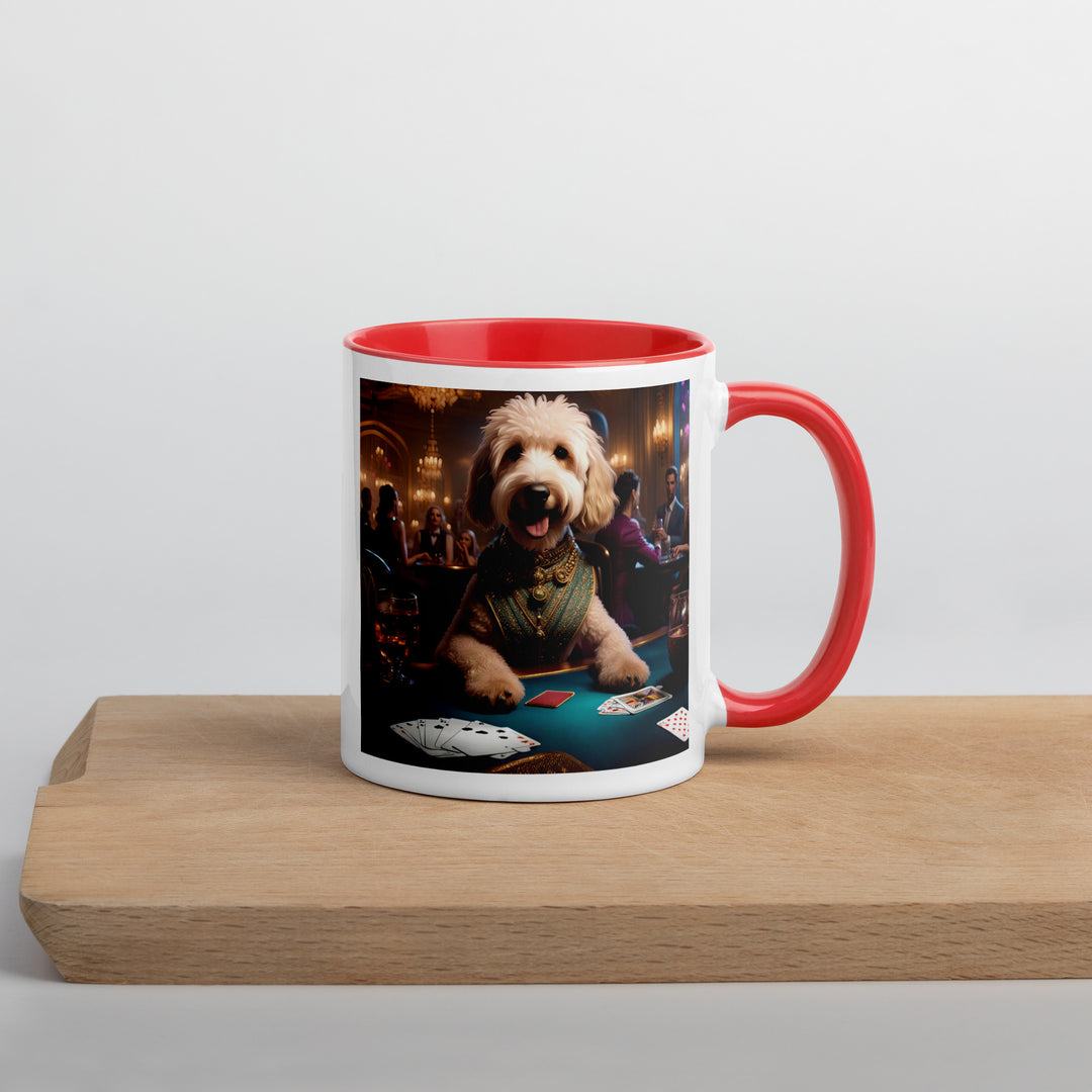 Goldendoodle- Mug with Color Inside v18