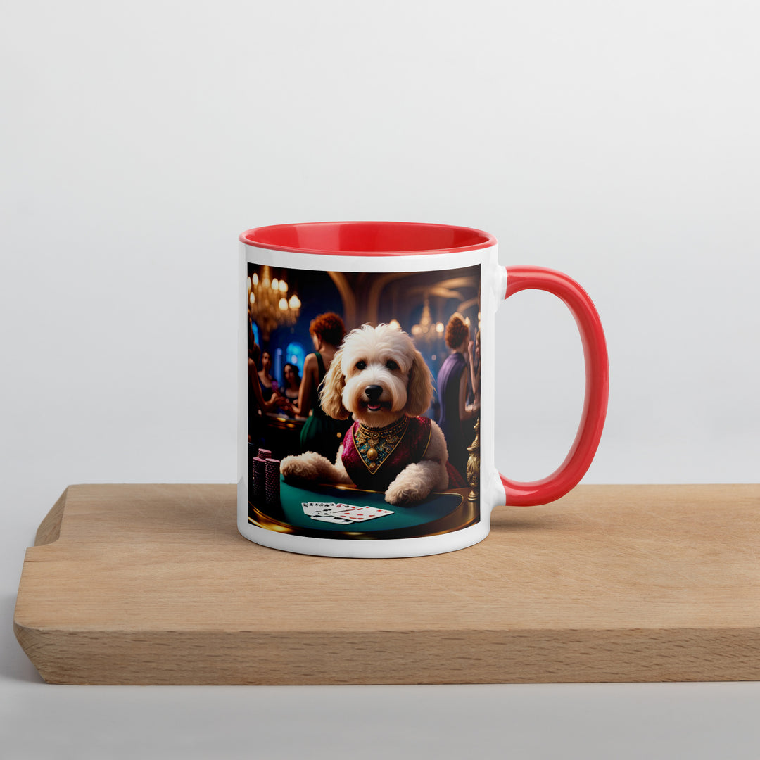 Goldendoodle- Mug with Color Inside v20