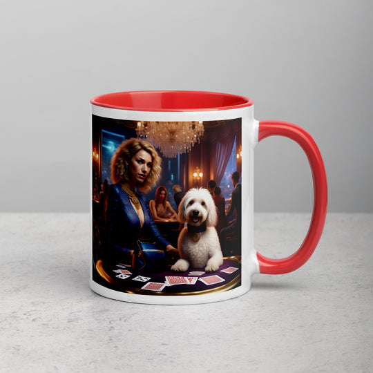 Goldendoodle- Mug with Color Inside v22