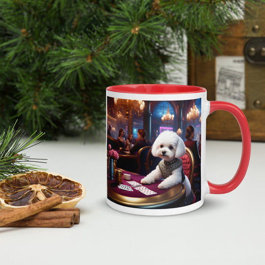 Maltipoo General- Mug with Color Inside v9