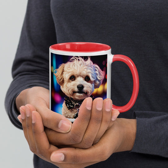 Maltipoo General- Mug with Color Inside v11