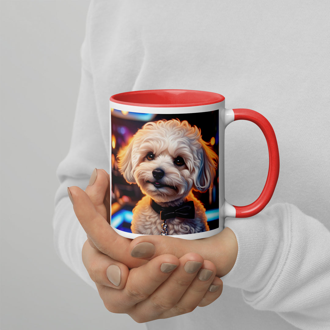 Maltipoo General- Mug with Color Inside v14