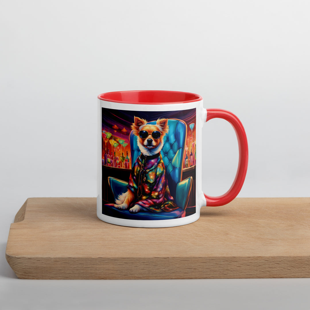 Pekapoo General- Mug with Color Inside v7