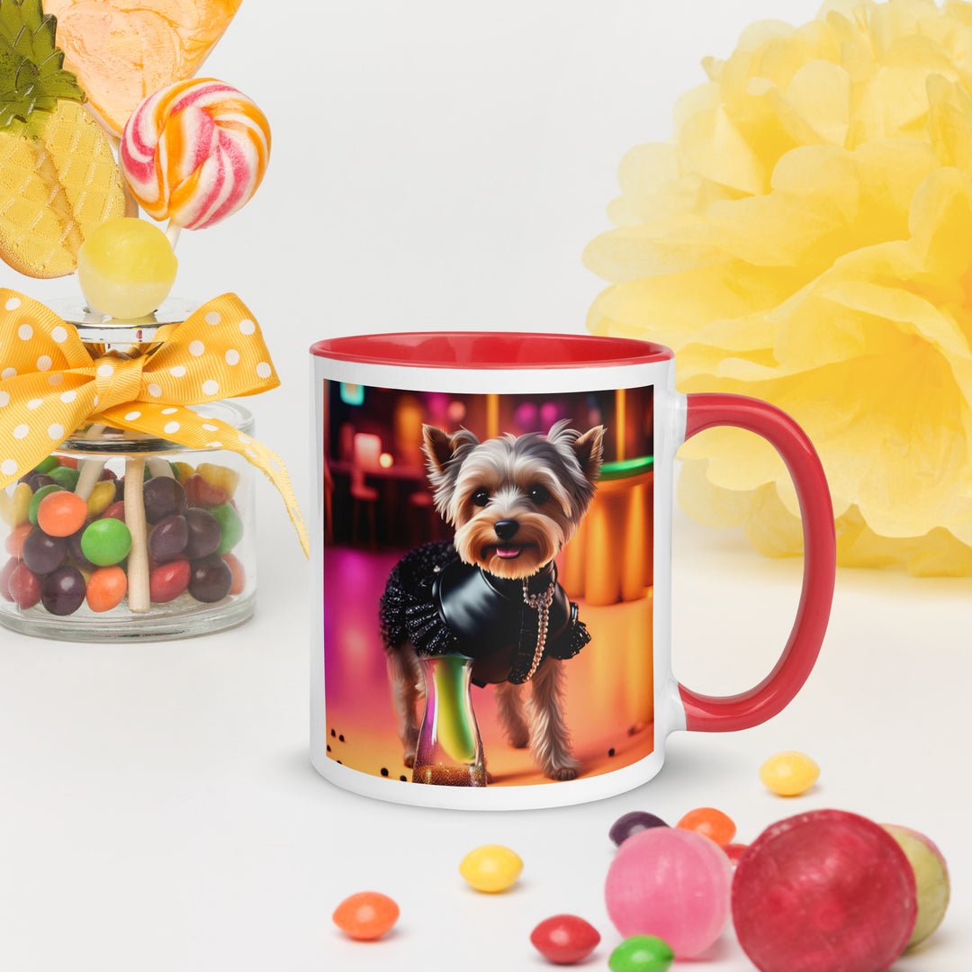 Yorkipoo General- Mug with Color Inside v5