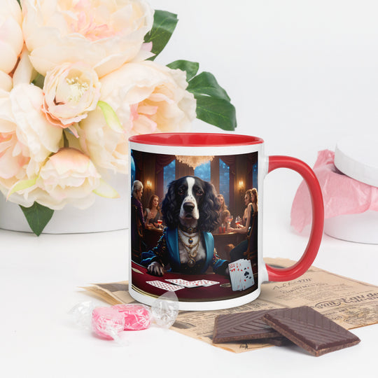 Sprocker Spaniel General- Mug with Color Inside v4