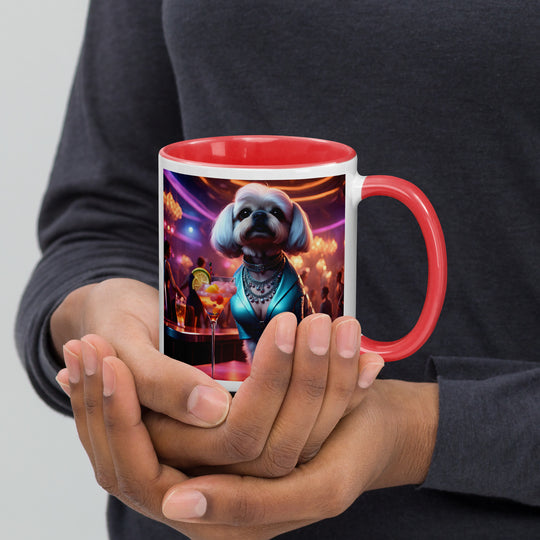 Pugapoo General- Mug with Color Inside v2