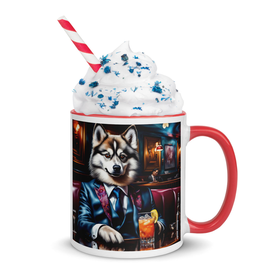 Pomsky General- Mug with Color Inside v11