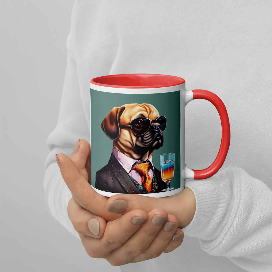 Puggle General- Mug with Color Inside