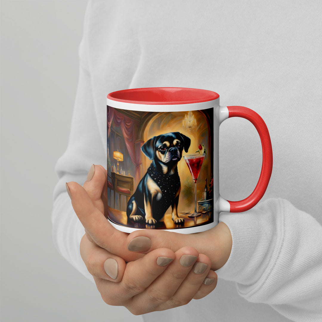 Puggle General- Mug with Color Inside v6