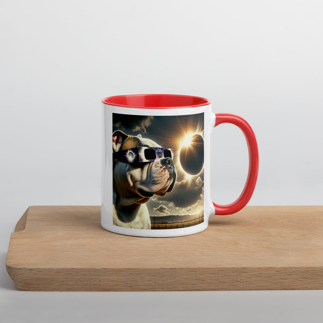 American Bulldog Eclipse- Mug with Color Inside