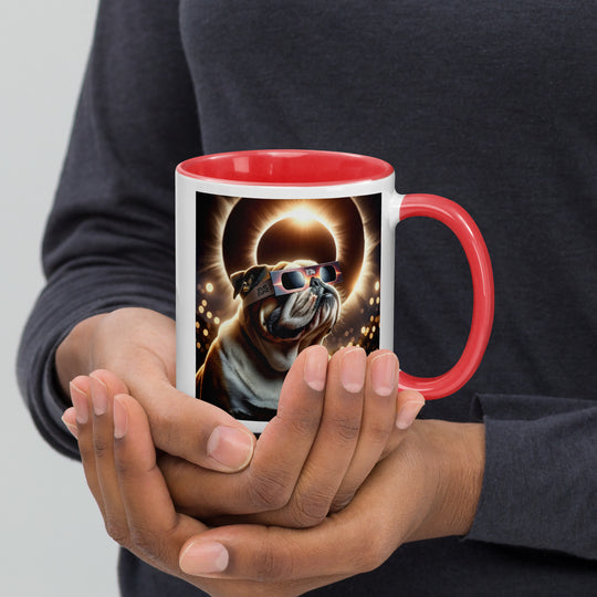 Bulldog Eclipse- Mug with Color Inside