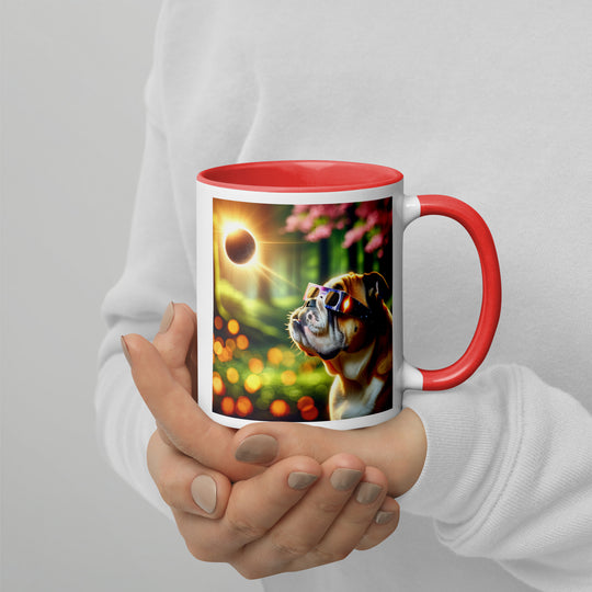 Bulldog Eclipse- Mug with Color Inside v2