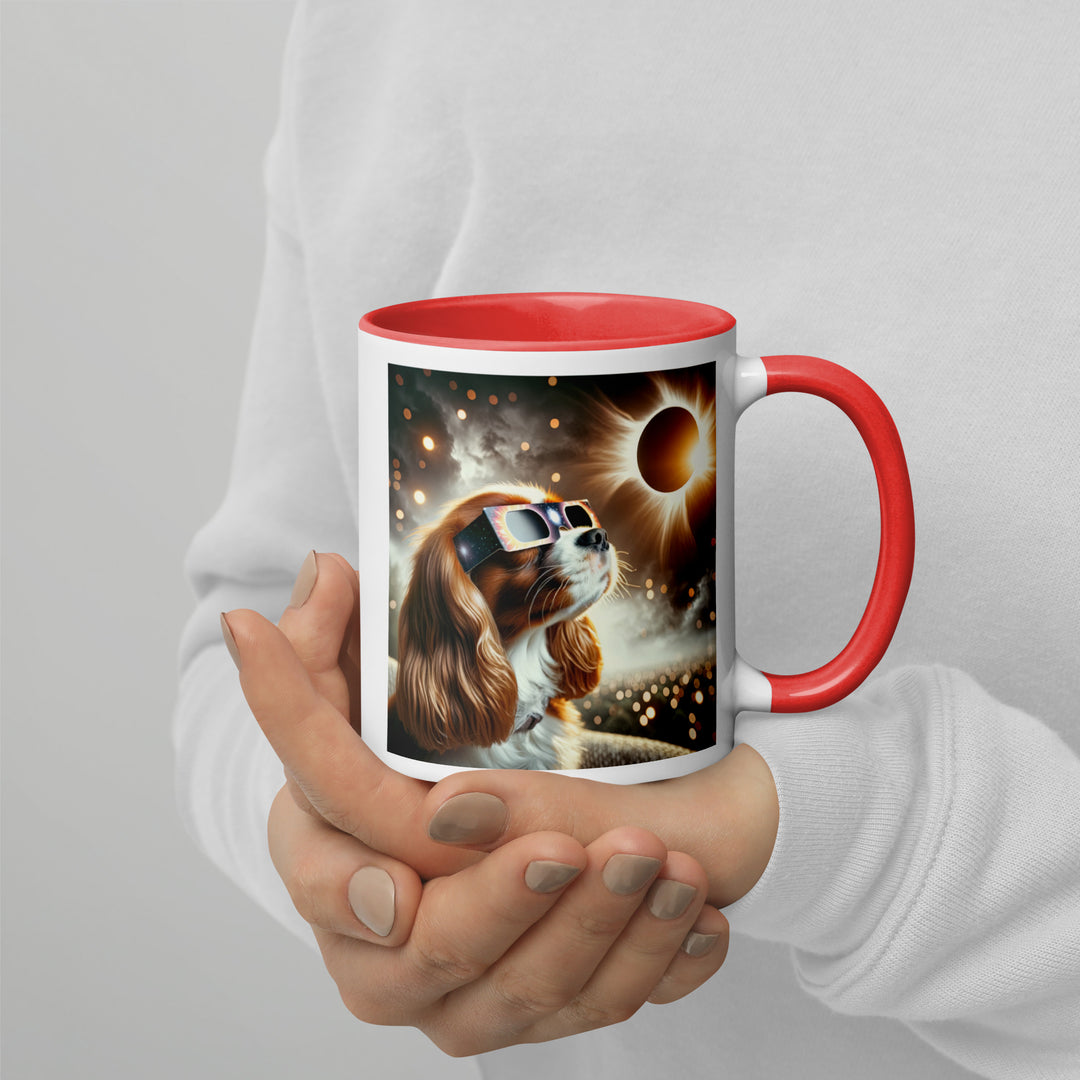 Cavalier King Charles Spaniel Eclipse- Mug with Color Inside v2