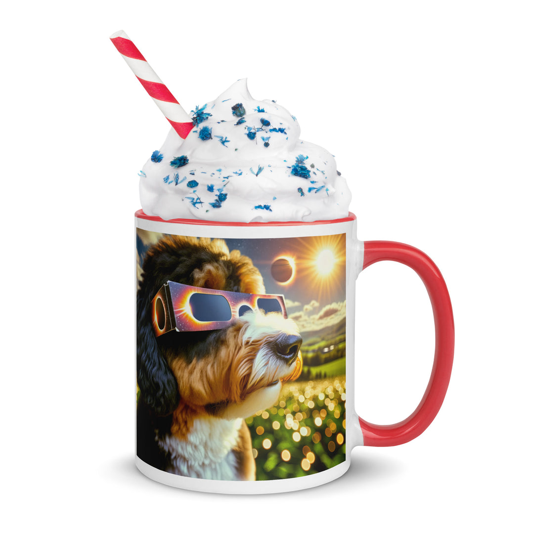 Bernedoodle Eclipse- Mug with Color Inside v2