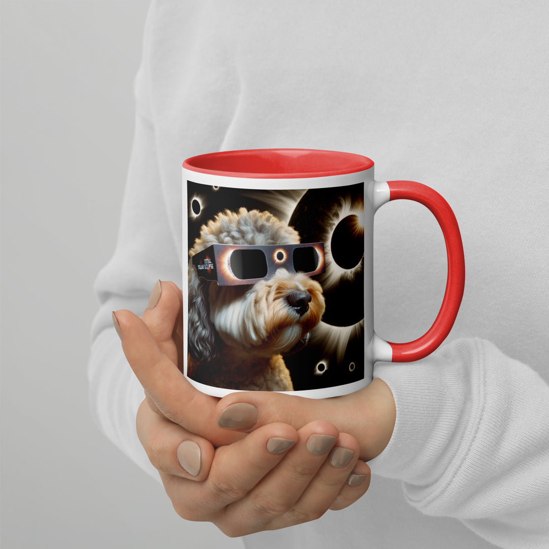 Cockapoo Eclipse- Mug with Color Inside v2