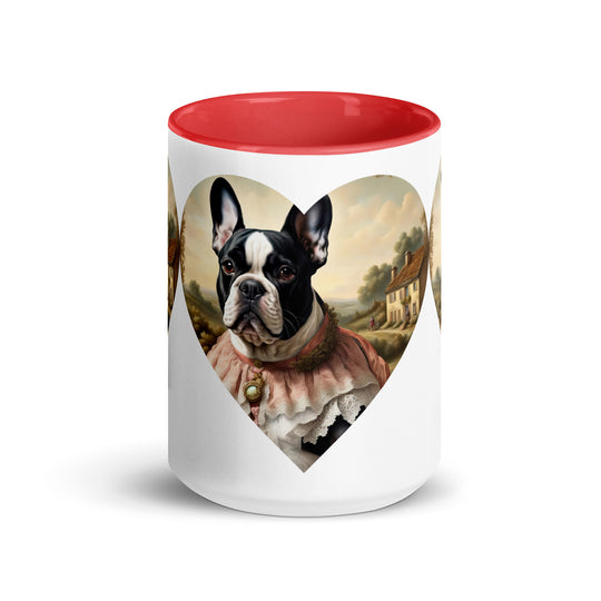 Mug with Color Inside-French Bulldog V6