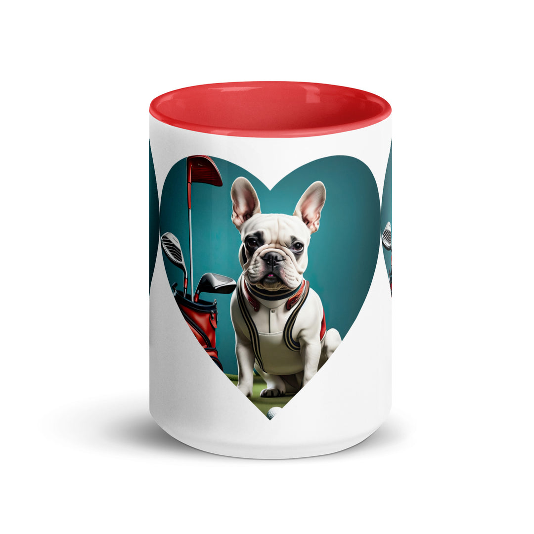 Mug with Color Inside-French Bulldog V7