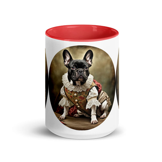 Mug with Color Inside-French Bulldog V8