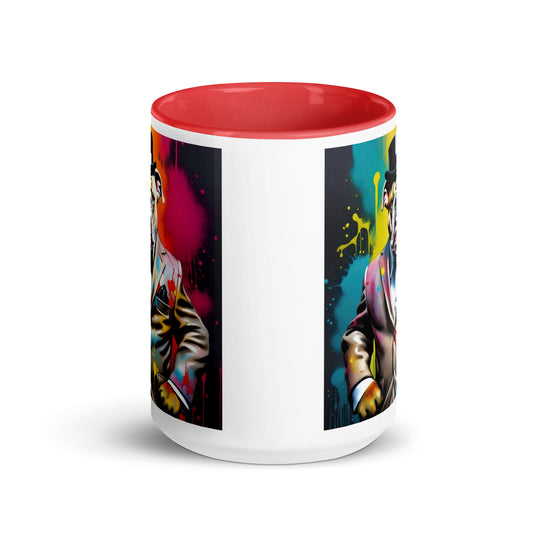 Bulldog- Mug with Color Inside v4