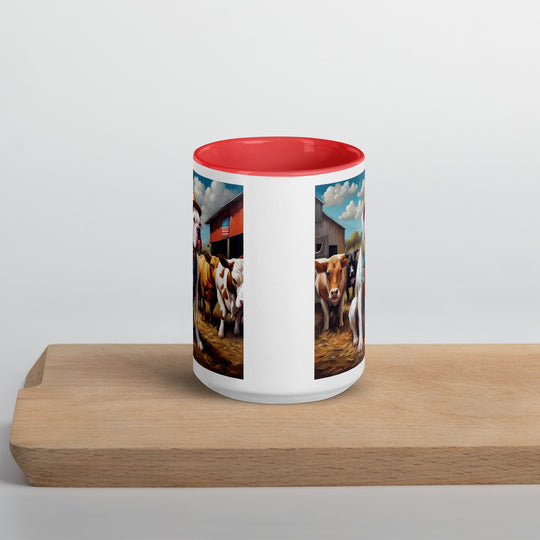 American Bulldog- Mug with Color Inside v2