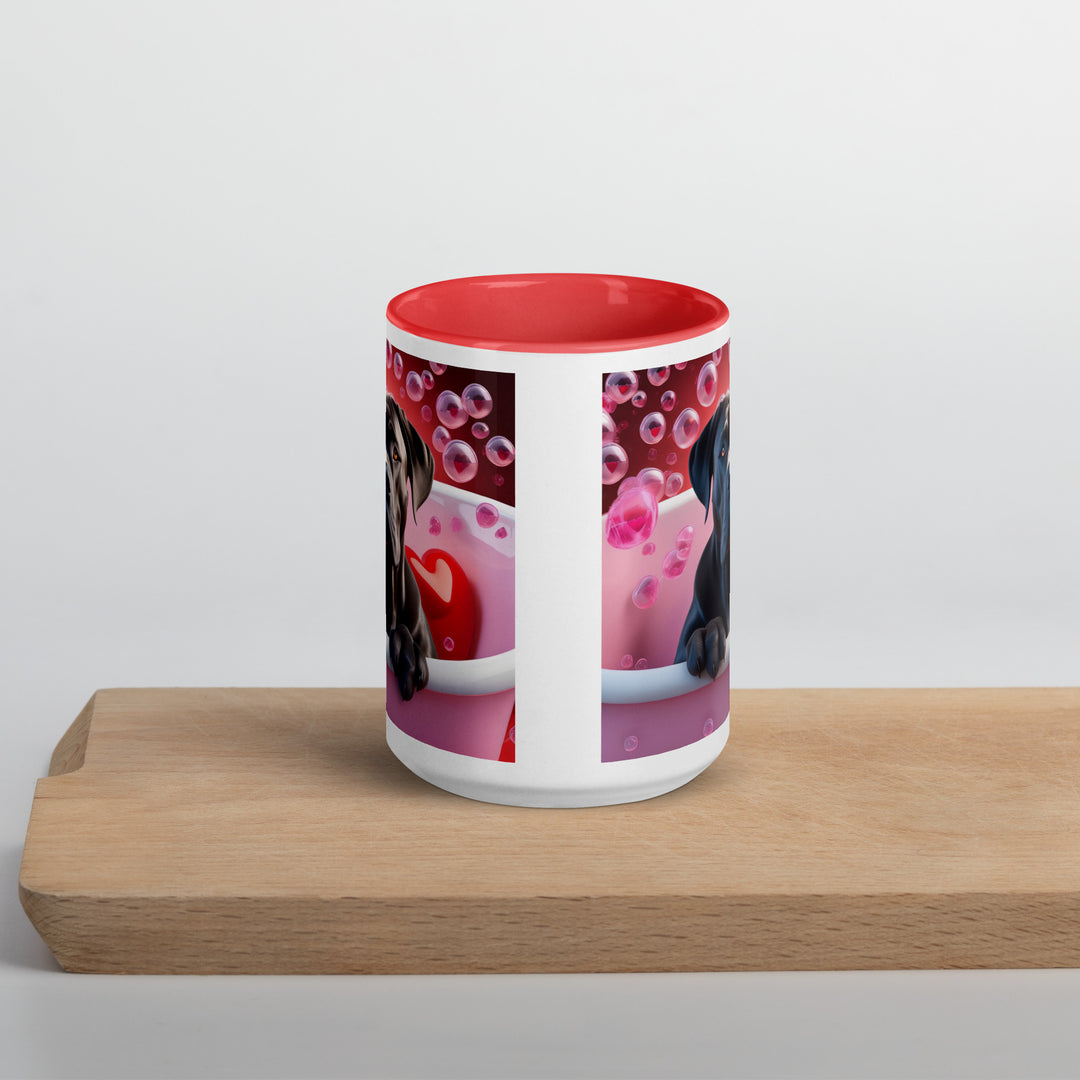 Cane Corso Romantic- Mug with Color Inside