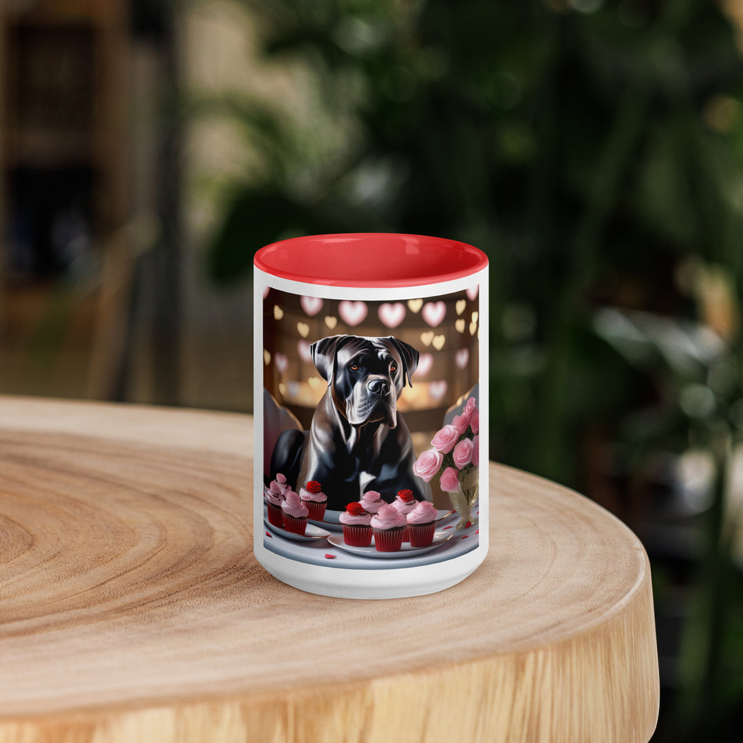 Cane Corso Romantic- Mug with Color Inside v2