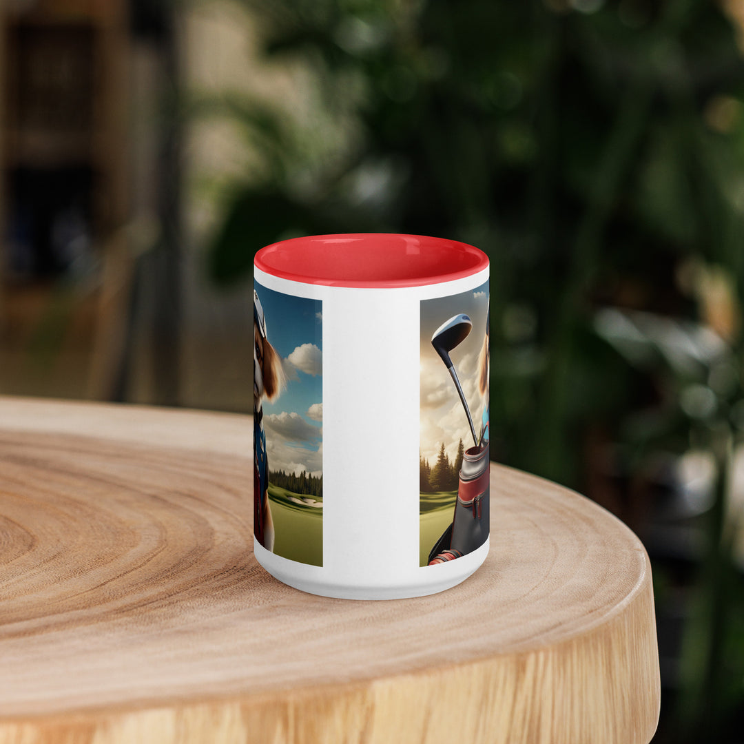 Pekapoo Golfer- Mug with Color Inside v4