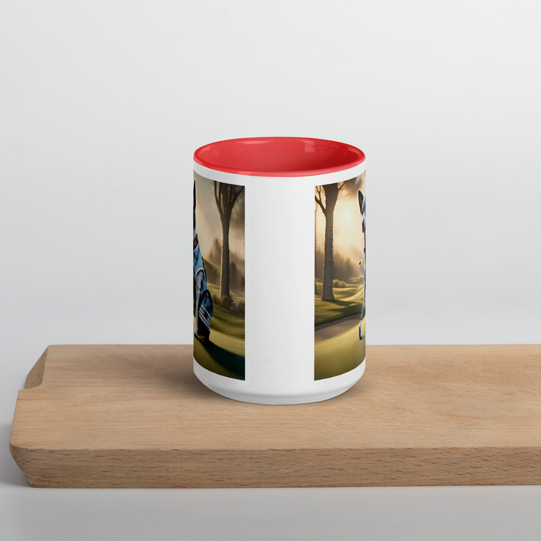 Texas Heeler Golfer- Mug with Color Inside v2