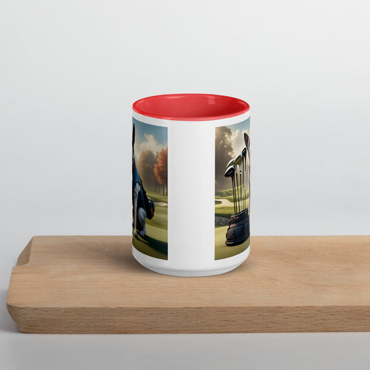 Texas Heeler Golfer- Mug with Color Inside v5