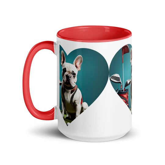 Mug with Color Inside-French Bulldog V7