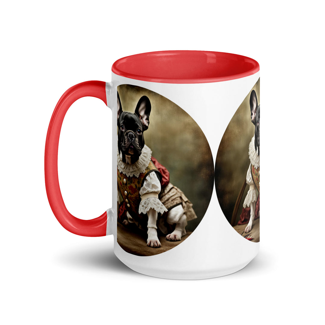 Mug with Color Inside-French Bulldog V8